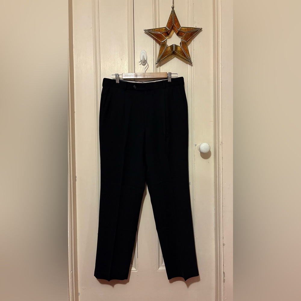 Vintage Emanuel Ungaro Elegant Black Dress Pants